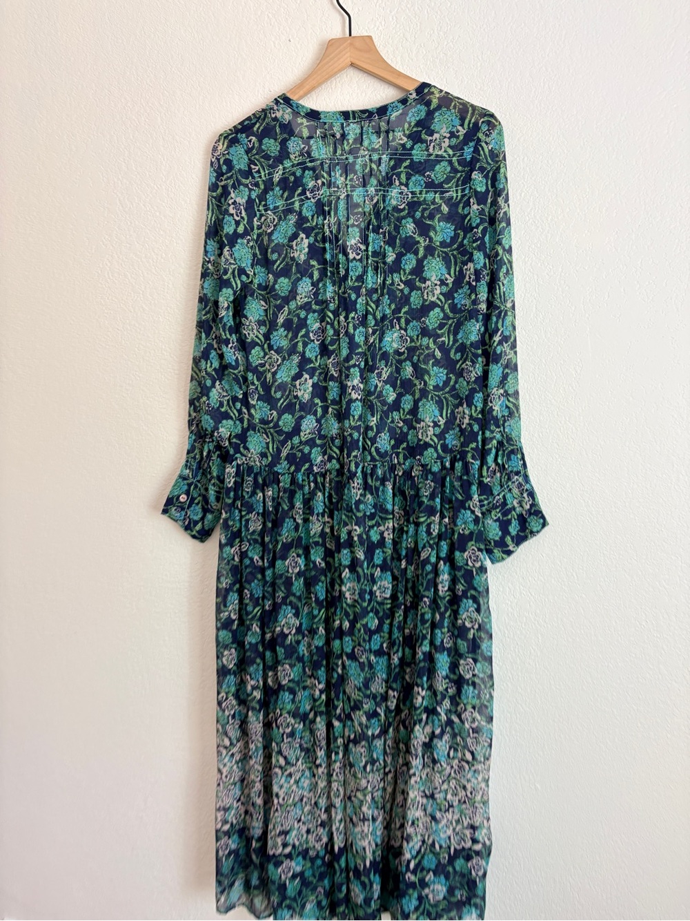 Free People See Through It Floral Maxi Dress - Picture 7 of 13